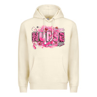 Sandshell breast cancer nurse Premium Hoodie - LillyAllenDesigns