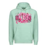 Seafoam breast cancer nurse Premium Hoodie - LillyAllenDesigns