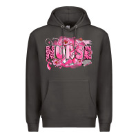 Smoke breast cancer nurse Premium Hoodie - LillyAllenDesigns