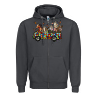 Smoke farm animals autism Zipper Hoodie - RacoonDesign