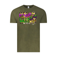 Vintage Olive mardi gras Vintage Tee - CowGirlArtShop