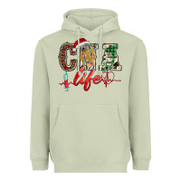 Matcha christmas certified nurse  assistant life Heavyweight Hoodie - BarkalooDesign