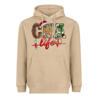 Mushroom christmas certified nurse  assistant life Heavyweight Hoodie - BarkalooDesign
