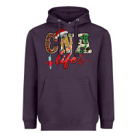 Plum christmas certified nurse  assistant life Heavyweight Hoodie - BarkalooDesign