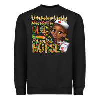 Black unapologetically pretty black educated nurse Heavyweight Sweatshirt - CowhideDigitalArt