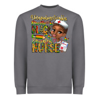 Storm unapologetically pretty black educated nurse Heavyweight Sweatshirt - CowhideDigitalArt