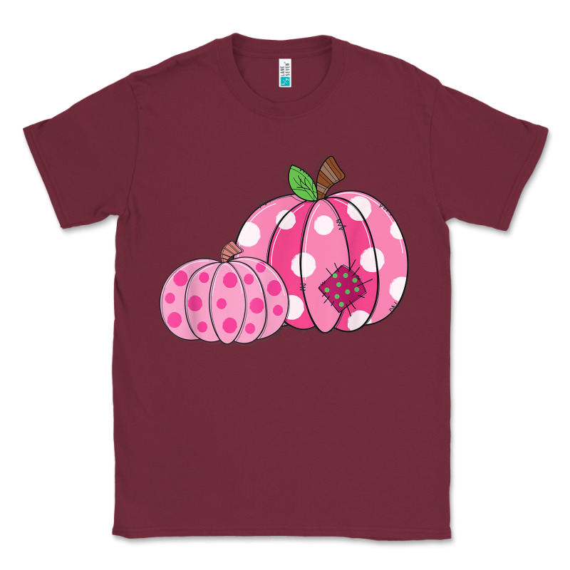 Halloween Fall Pink Pumpkin Classic Tee by trangStudio | Teevron