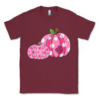 Burgundy halloween fall pink pumpkin Classic Tee - trangStudio