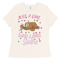 Bone Just A Girl Who Lowes Sloths Ladies Tee - Bettercallsaul