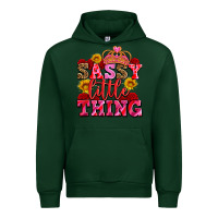Forest Green sassy little thing with crown Urban Hoodie - AdoDesignShop
