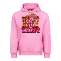 Fuchsia Pink sassy little thing with crown Urban Hoodie - AdoDesignShop