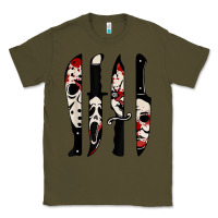 Army Green knives horror movie friday halloween horror ghost Classic Tee - trangStudio