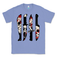 Colony Blue knives horror movie friday halloween horror ghost Classic Tee - trangStudio