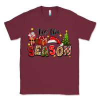 Burgundy tis the season christmas Classic Tee - texasbilliewilder