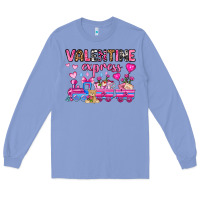 Colony Blue valentine express olivia Long Sleeve Tee - OliviaCreatesArt