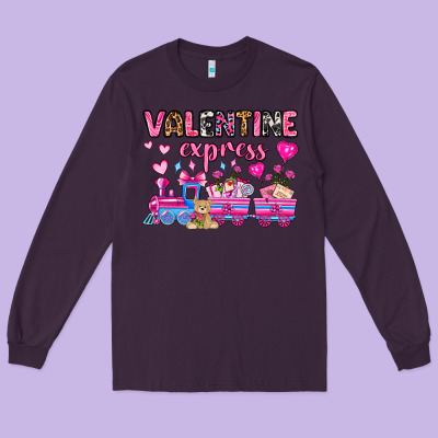 Valentine Express Olivia Long Sleeve Tee Designed By Oliviacreatesart