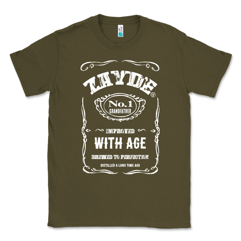 Mens Vintage Zayde Hebrew Yiddish Grandfather Classic Tee by trangStudio | Teevron