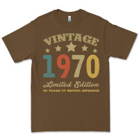 Vintage 1970 Limited Edition 50 Years Of Being Awesome Premium Tee | Teevron