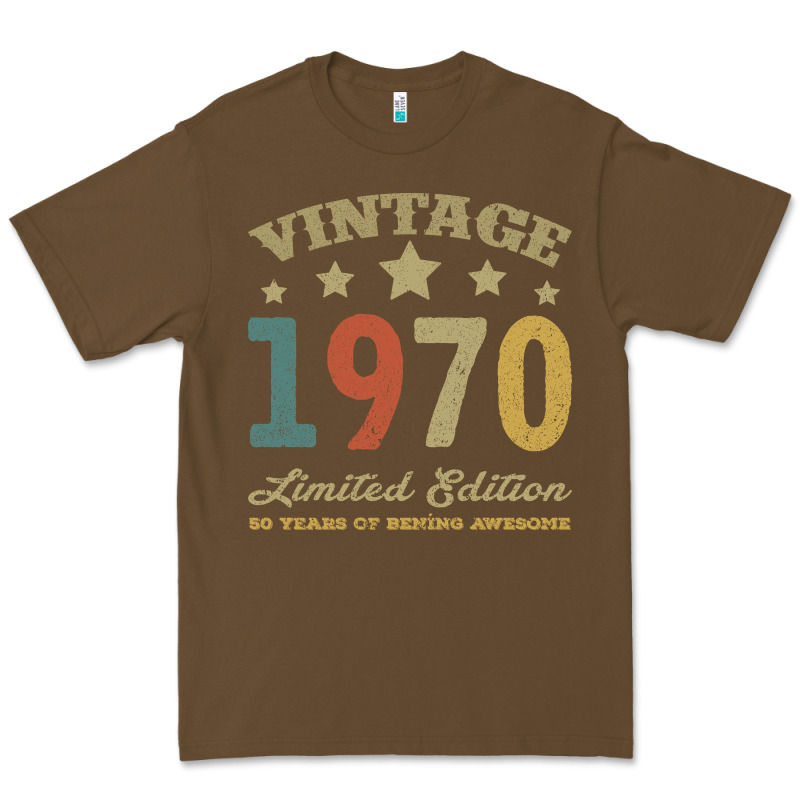 Vintage 1970 Limited Edition 50 Years Of Being Awesome Premium Tee by Bettercallsaul | Teevron
