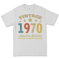 Dove Grey Vintage 1970 Limited Edition 50 Years Of Being Awesome Premium Tee - Bettercallsaul