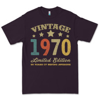 Plum Vintage 1970 Limited Edition 50 Years Of Being Awesome Premium Tee - Bettercallsaul