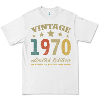 White Vintage 1970 Limited Edition 50 Years Of Being Awesome Premium Tee - Bettercallsaul