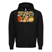 Black feed me street food and tell me im pretty Zipper Hoodie - RacoonDesign