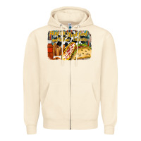 Sandshell feed me street food and tell me im pretty Zipper Hoodie - RacoonDesign