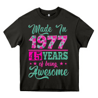Asphalt made in 1977, 45 years of being awesome Heavy Core Tee - Jasminsmagicworld