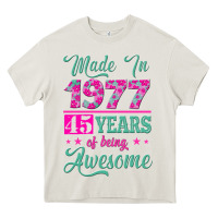 Cream made in 1977, 45 years of being awesome Heavy Core Tee - Jasminsmagicworld