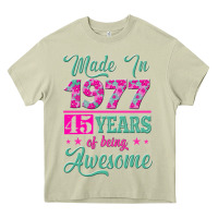 Mossy made in 1977, 45 years of being awesome Heavy Core Tee - Jasminsmagicworld