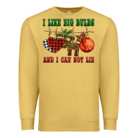 Antique Gold i like big bulbs and i can not lie Premium Sweatshirt - BarkalooDesign