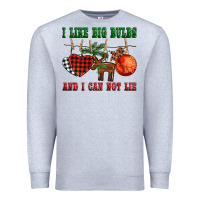 Heather Grey i like big bulbs and i can not lie Premium Sweatshirt - BarkalooDesign