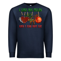 Navy i like big bulbs and i can not lie Premium Sweatshirt - BarkalooDesign