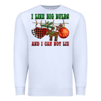 White i like big bulbs and i can not lie Premium Sweatshirt - BarkalooDesign