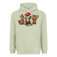 Matcha christmas joy baby cow Heavyweight Hoodie - BarkalooDesign