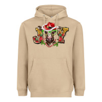 Mushroom christmas joy baby cow Heavyweight Hoodie - BarkalooDesign