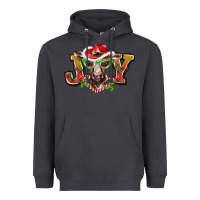 Smoke christmas joy baby cow Heavyweight Hoodie - BarkalooDesign