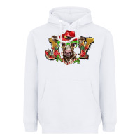 White christmas joy baby cow Heavyweight Hoodie - BarkalooDesign