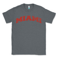 Charcoal Heather Miami Ohio Classic Athletic Sports Distressed Classic Tee - trangStudio