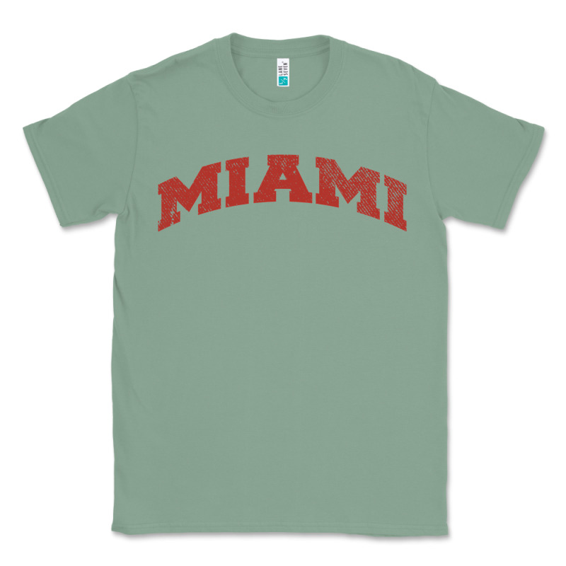 Miami Ohio Classic Athletic Sports Distressed Classic Tee by trangStudio | Teevron