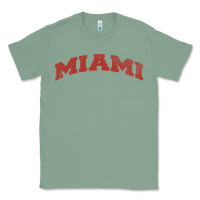 Sage Miami Ohio Classic Athletic Sports Distressed Classic Tee - trangStudio