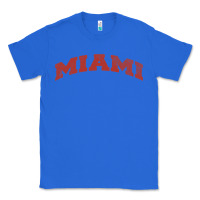 True Royal Miami Ohio Classic Athletic Sports Distressed Classic Tee - trangStudio