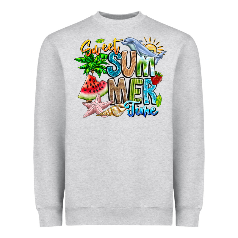 Summer Time Heavyweight Sweatshirt by CowhideDigitalArt | Teevron