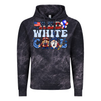 Cloud Black Red white cool with gnomies 4th of july Vintage Hoodie - HowdyJamesFarm