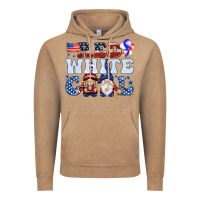Vintage Coffee Red white cool with gnomies 4th of july Vintage Hoodie - HowdyJamesFarm