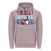 Vintage Zinc Red white cool with gnomies 4th of july Vintage Hoodie - HowdyJamesFarm