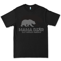 Black Mama Bear Sleep Disorders Awareness Premium Tee - Bettercallsaul