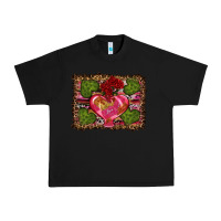 Black Western Background Valentine's Day Urban Heavy Tee - RanaPortraitStore