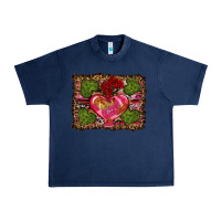 Navy Western Background Valentine's Day Urban Heavy Tee - RanaPortraitStore